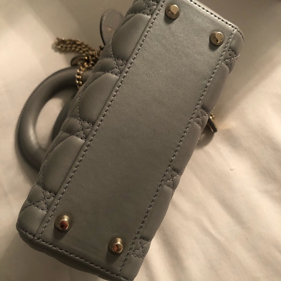 Mini Lady Dior - Opaline Grey NEW FULL SET - Picture 5 of 8